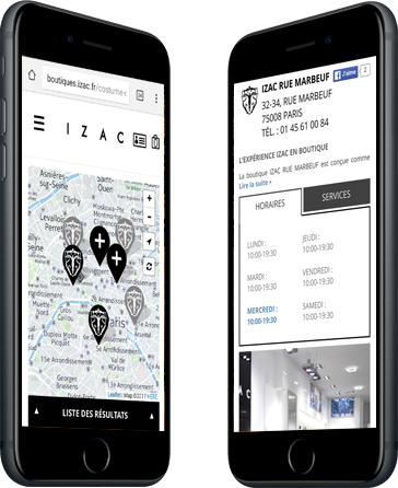 Store Locator IZAC Store Locator IZAC