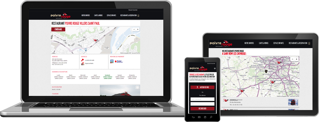 Store Locator Poivre Rouge