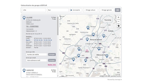 Solutions métiers attribution de leads par evermaps