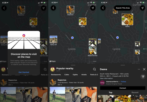 Instagram dévoile sa nouvelle fonctionnalité Map Search