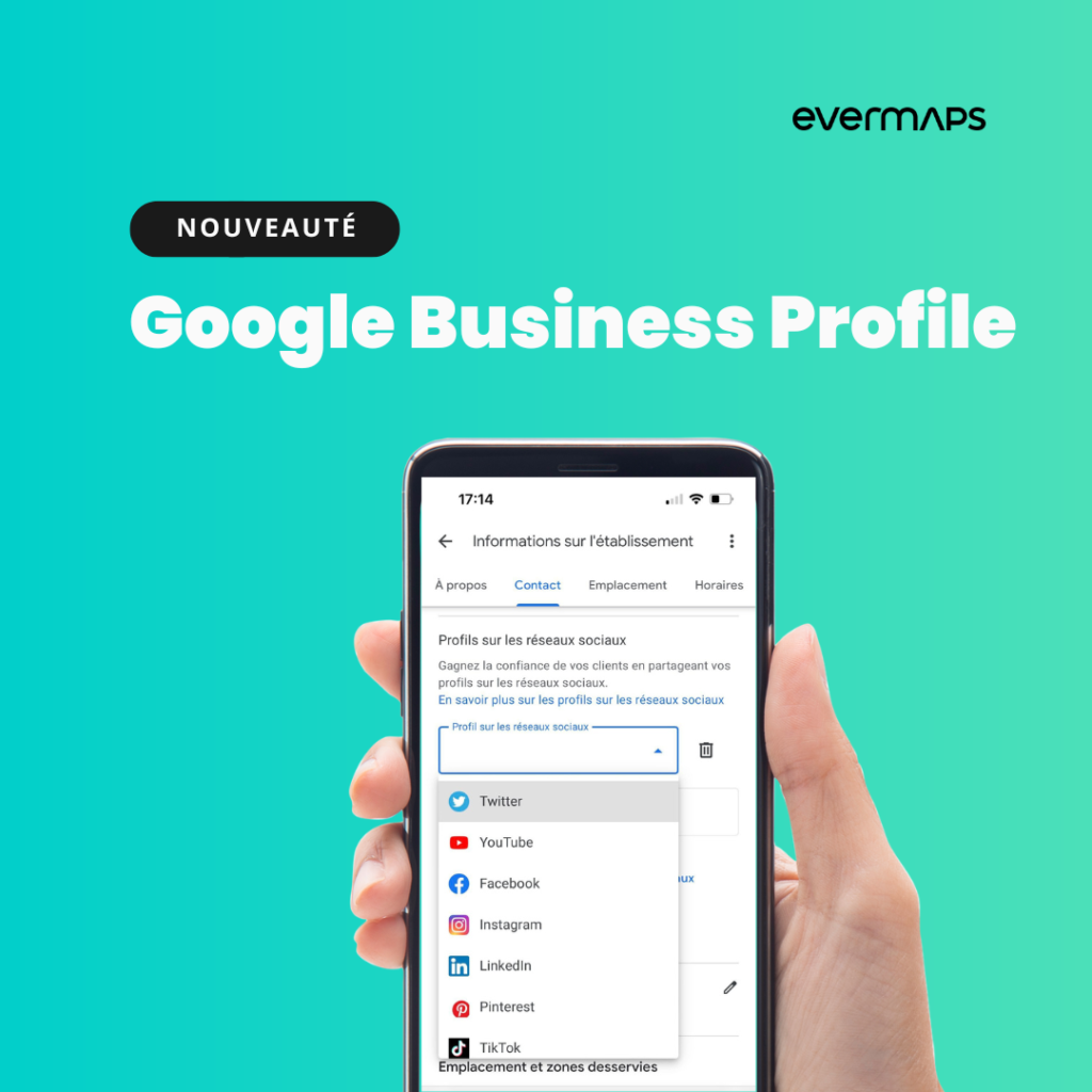 Nouveauté Google Business Profile : ajoutez les liens de vos réseaux sociaux sur votre fiche