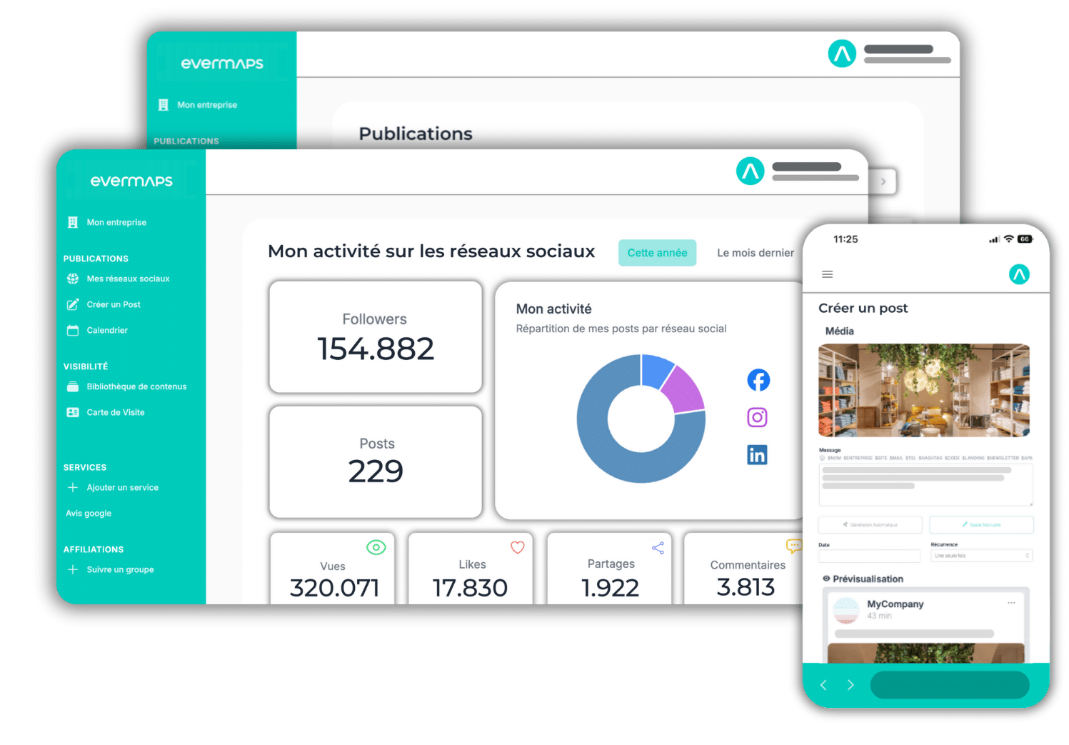 Social Media • evermaps