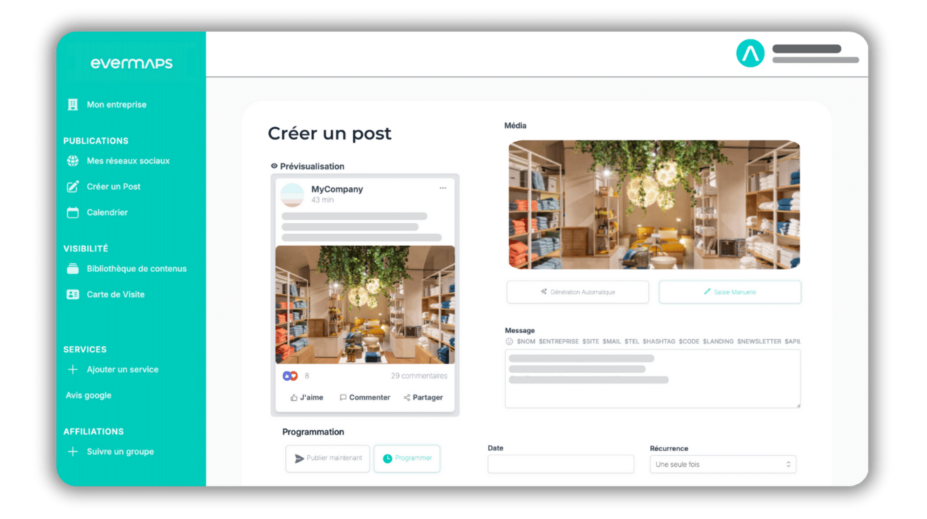 Social Media • evermaps